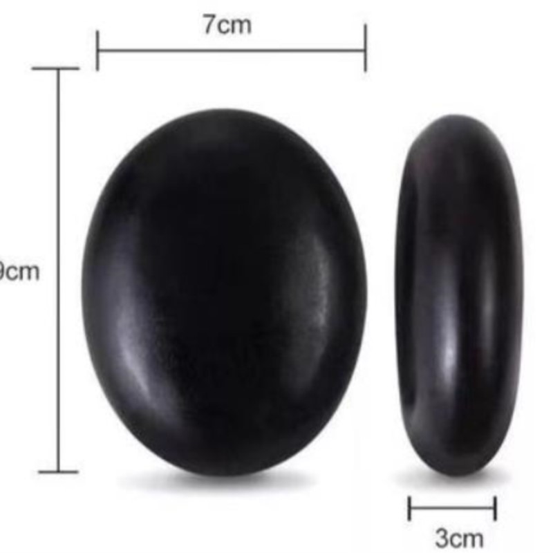 lava Energy massage Natural pcs set stone hot spa rock basalt with heater bag Body massager r
