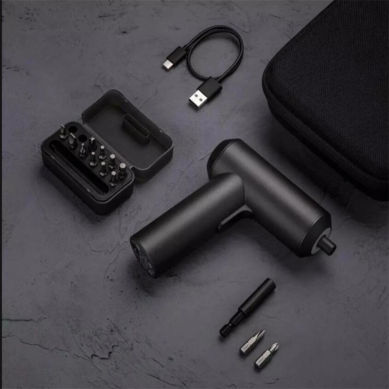 Xiaomi Mijia Electric Screwdriver 3.6V 2000mAh 5N.M Torque Electric Screwdriver Household With 12Pcs S2 Screw Bits Mi Home Tool