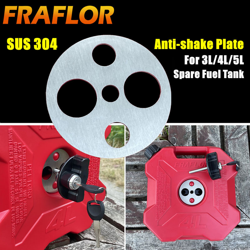 Updated Lock Clamp With Key For 3L 5L Fuel Oil Tank Mount Bracket Lock New Fastener Petrol Can Jerry Cans Holder for Motorcycle