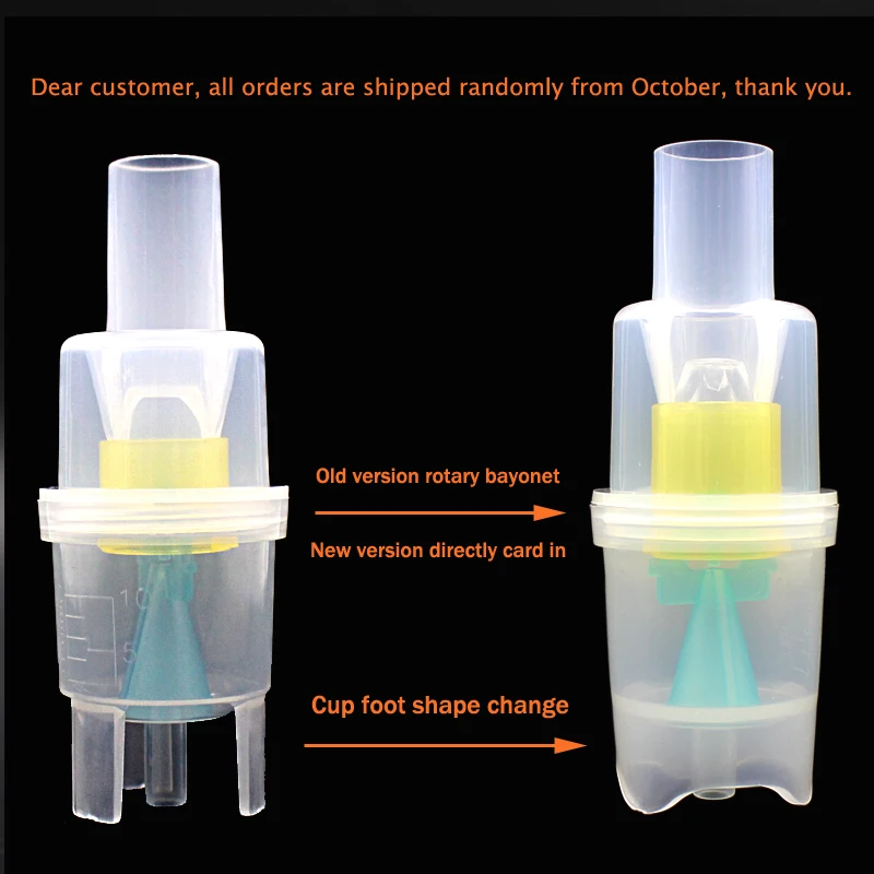 Family Care 10ML Health Inhaler Cup Compressor Nebulizer Part Atomized Spray Injector Parts Medicine Tank Freeshipping smile