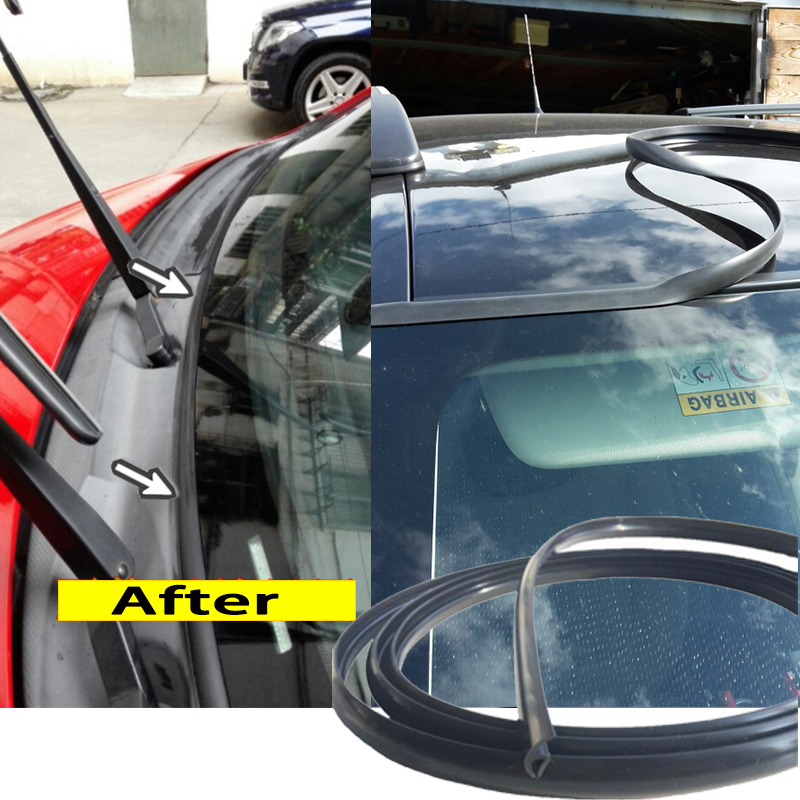 Ageing Rubber Seal Strips Under Windshield Panel For Honda Civic 2006-2011 Accord Fit Crv Toyota Corolla RAV4 Yaris Auris Camry