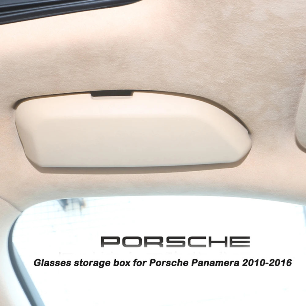 Car Glasses Sunglasses Sun Glass Holder Case Storage Box for P orsche 2010 240327