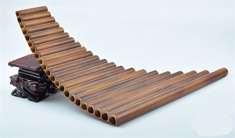 22 Pipes bamboo PanFlute Key of G Professional Flauta xiao Handmade Panpipes 22 Woodwind Musical Instrument Panflute g TONE