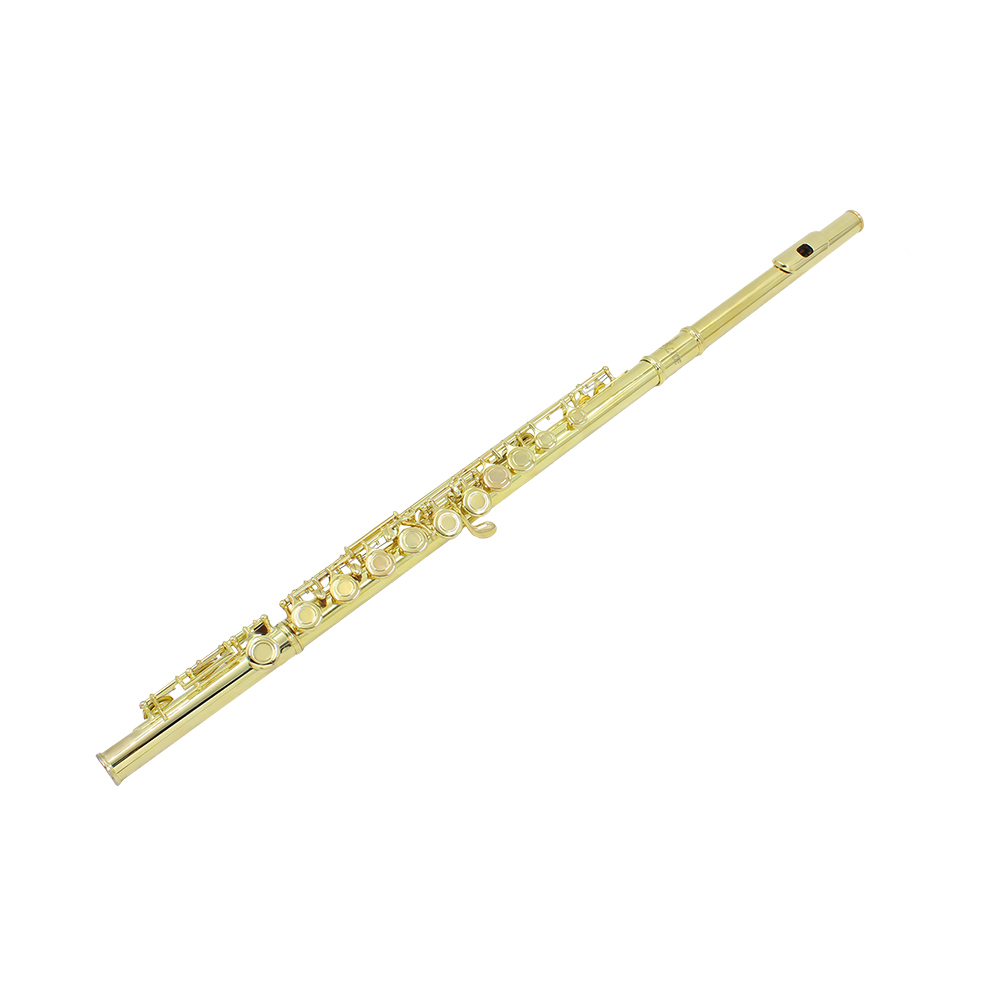 SLADE 16 new Holes Add The E Key Flute Brass 2025 Bady Gold Flute Instrument With Leather Box Case Screwdriver Cleaning Cloth Accessories