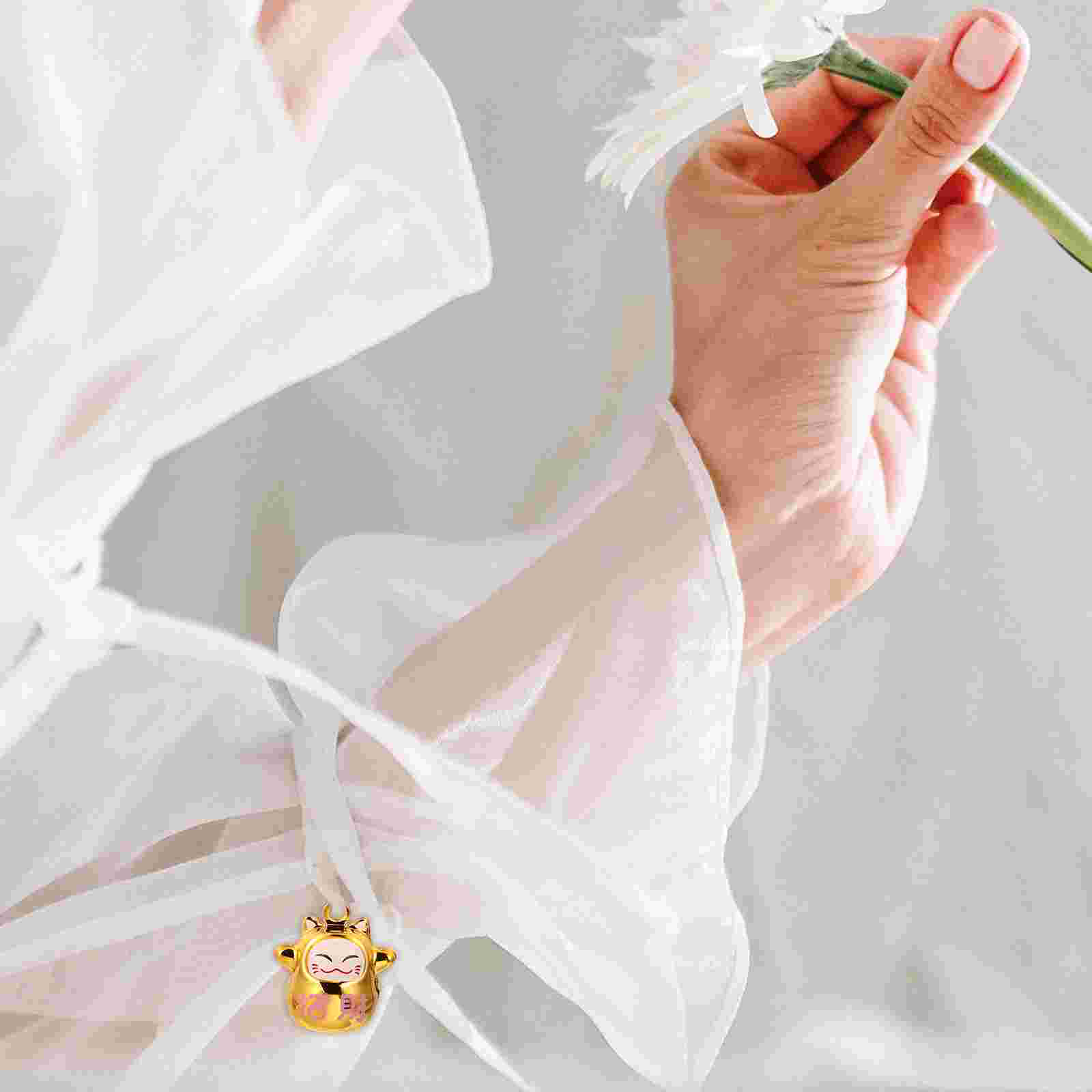 Jingle Bell Charms DIY Accessories Bells for Crafts Jewelry Making Accessories Fortune Cat Charm Tiny Bells