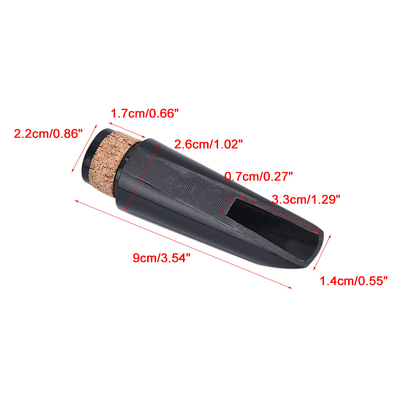 Professional Transparent Clarinet Mouthpiece Woodwind Instruments Part 1pc Mouthpiece For Bb Clarinet Clear / White / Black