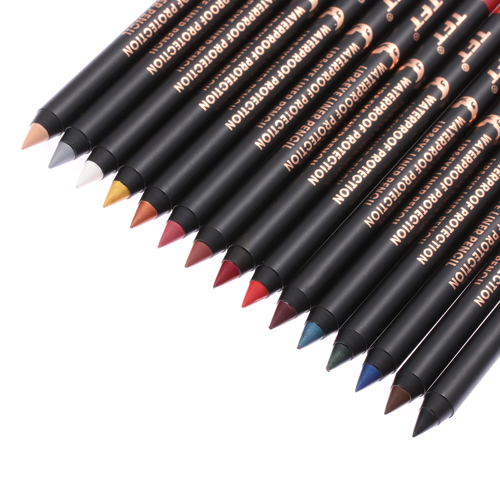 Hot new Sale 2025 1PC Multicolor Eyeliner Eyeshadow Pencil Long Lasting Waterproof Eye Lip Liner Pen Colourful Pigment Eye Cosmetics