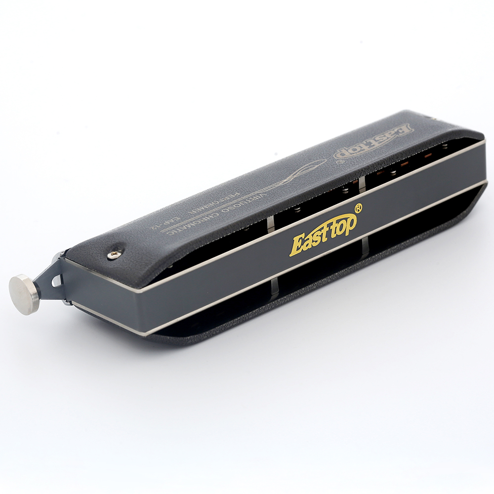 Easttop Chromatic Harmonica 12 Holes 48 Tone Mouth Organ Harp Instrumentos Key Of C /A/ B /G/bB Musical Instruments EAP-12