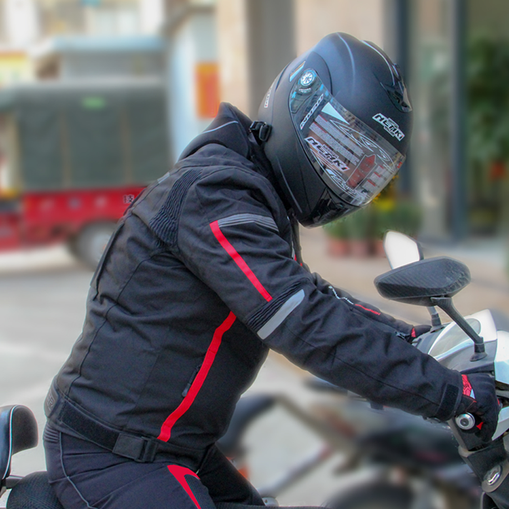 Motorcycle Jacket Pants Suit Waterproof Reflective Racing Jacket Men Biker Removable Lining Motorcycle Clothing Four Seasons