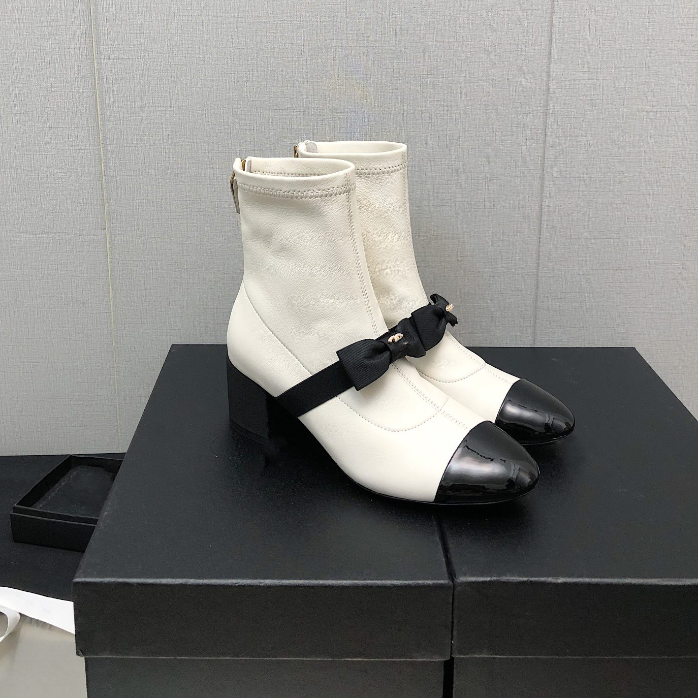 Ankle Winter Round Toe Lace-up Short Womens Platform Designer High-heeled Boots Women mesh Shoes