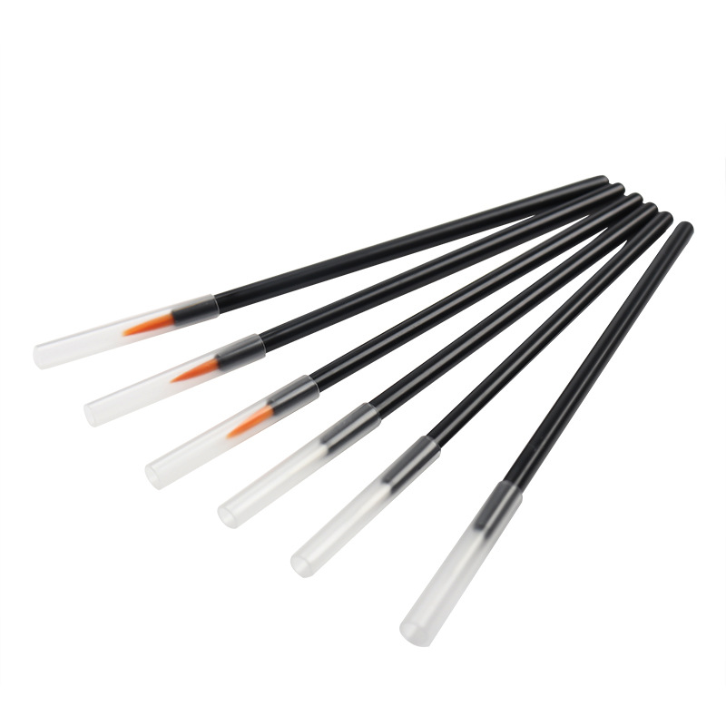Eyeliner pcs Individual Disposable Brushes Applicator Superfine Fibre Swab Eye Liner Liquid Wand Professional Brush