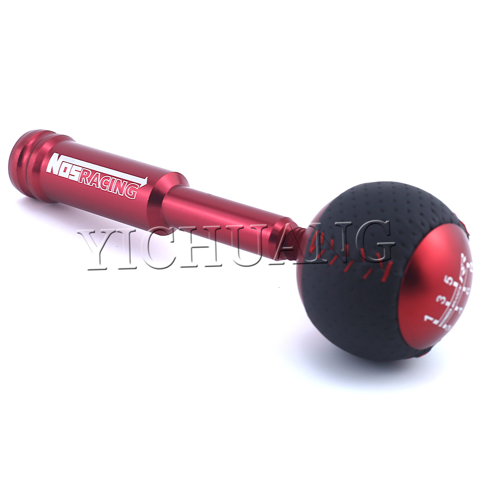 NOS 2025 Burnt Blue Universal Racing Aluminum Gear Shift Knob new Extender Adjustable Shifter Lever Extend