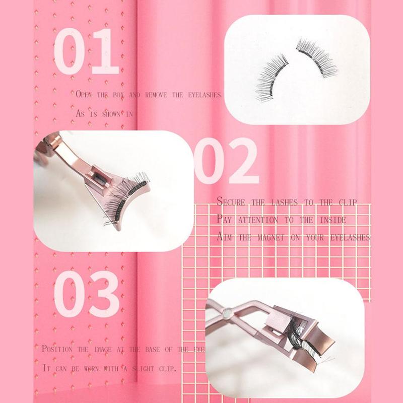 d Clip Magnetic Lash Eyelashes Curler Applicator Easily Apply No Glue Needed Makeup Tool Lashes Set Eyelash Kit es