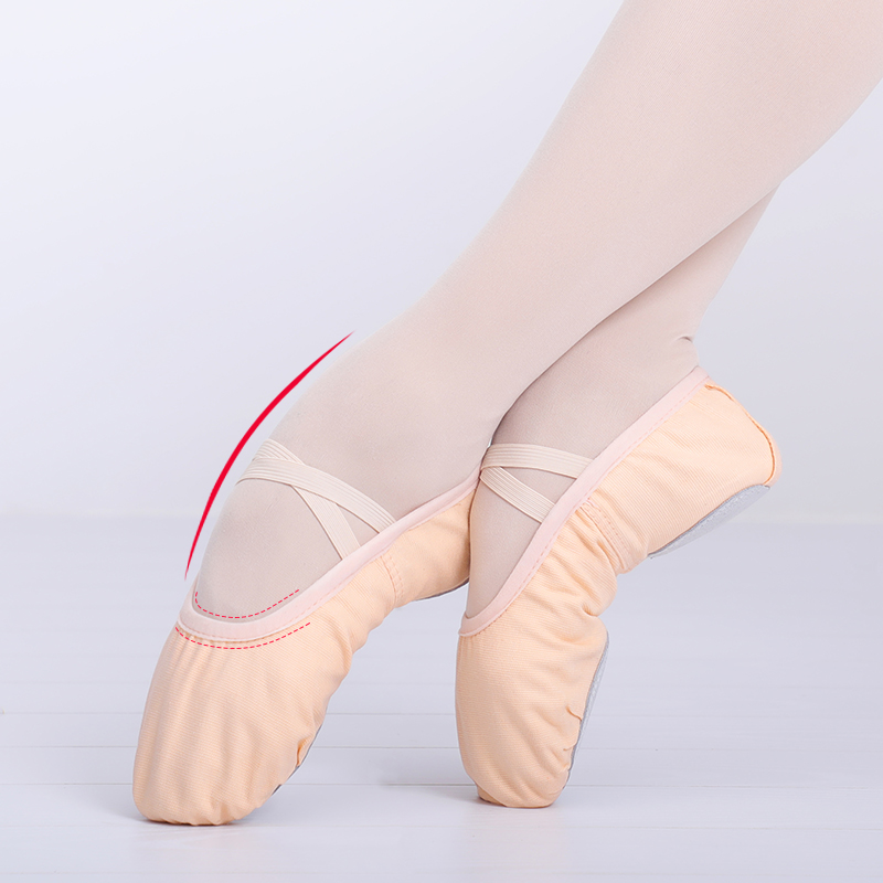 Women Ballet Shoes new Canvas Girls Dance Slippers Split Sole 2025 Gymnastics Yoga Dancing Shoes Children Adult Ballerina Shoes