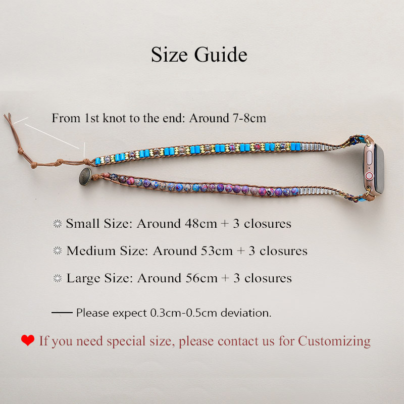 Elegant Freshwater Pearl Aple Women Watch Band Beads Boho 3X Wrap Vegan Rope Watch Strap Wrist Band Bracelet Accessories