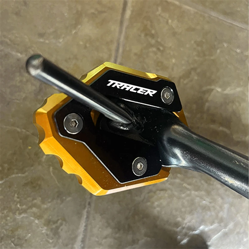 For Yamaha MT09 TRACER 900 GT mt 09 XSR 900 2015-2019 2020 2021-2023 Accessories Motorcycle Kickstand Kick Stand Enlarger Plate