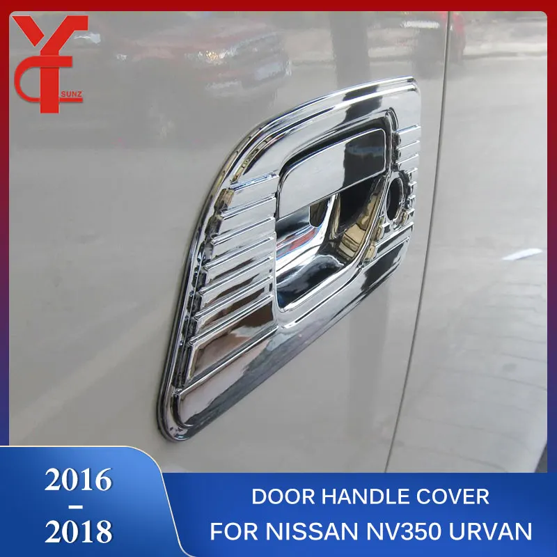 ABS Door 2025 Handle Cover For Nissan Urvan new Caravan NV350 E26 2016 2017 2018 Accessories Exterior Plate Parts