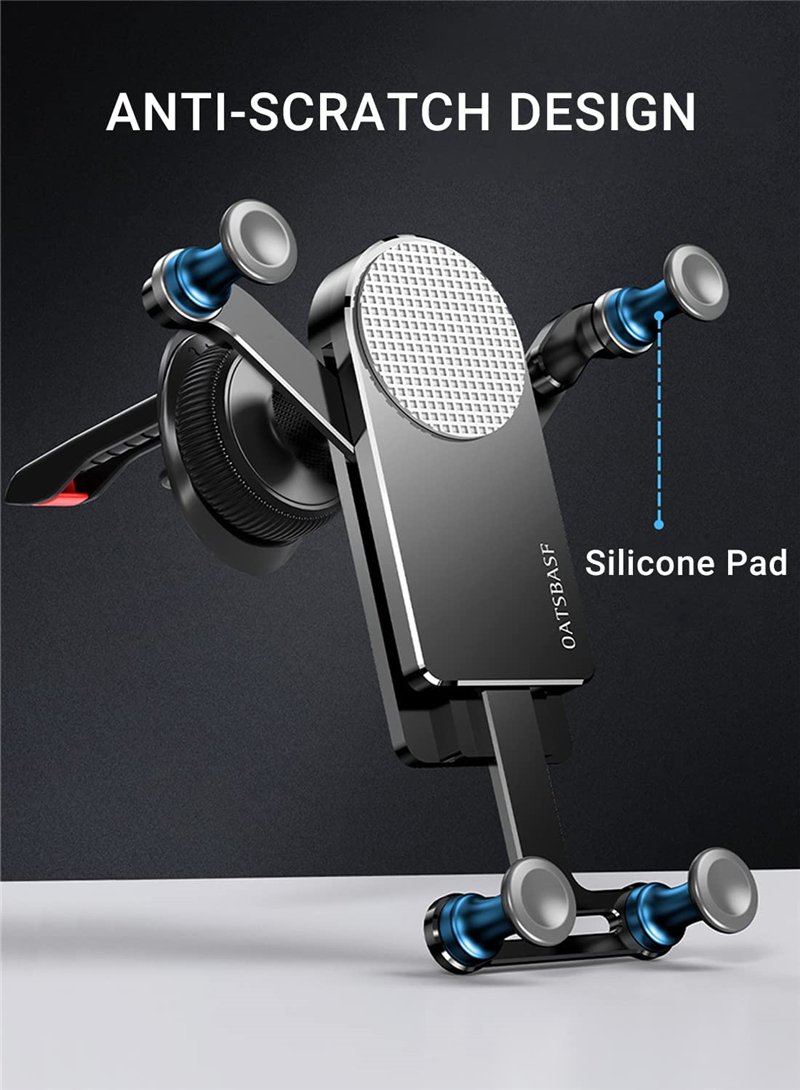 Auto Gravity Metal Car Air Vent Phone Holder Case for Samsung Galaxy Z Fold 2 3 4 S21 S22 S23 Plus ZFold Fold4 Fold3 Stand Cover
