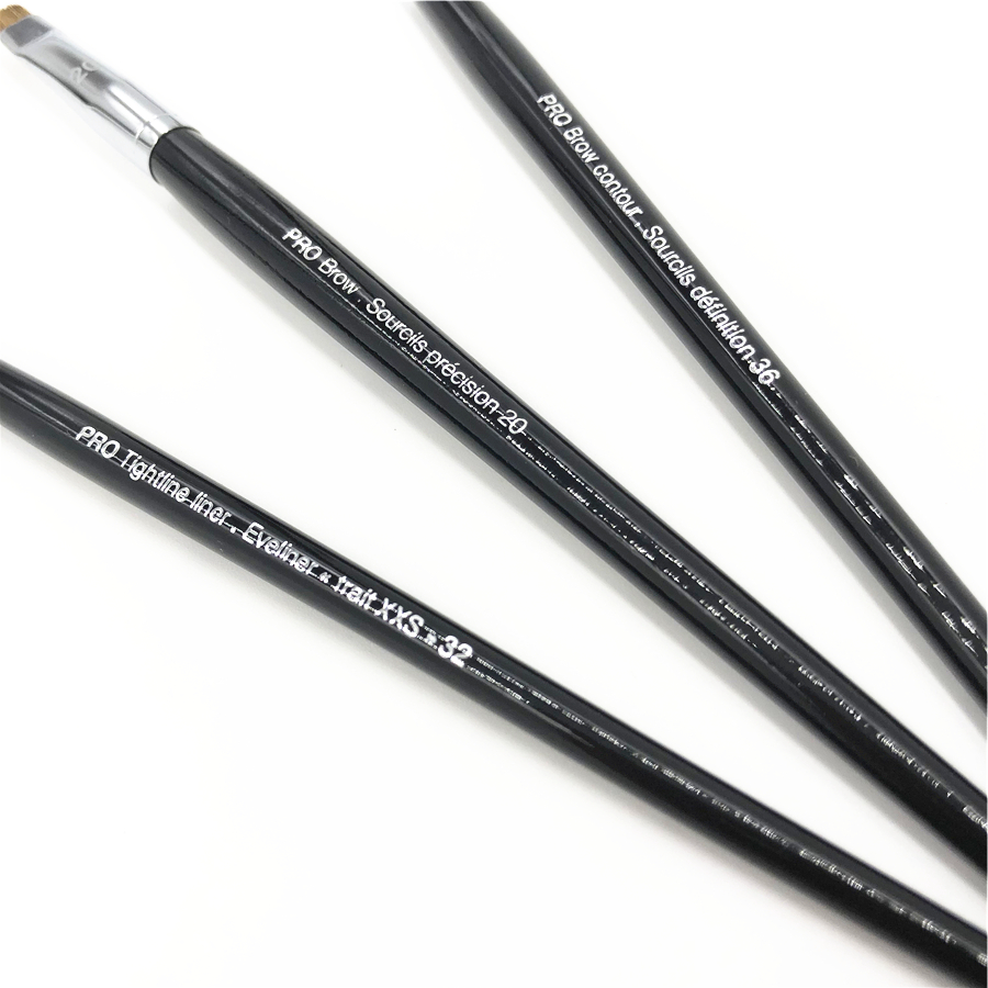 Brush Head No Flat Eyeliner Bevel Eyebrow Small Fan Eyelash Eye Professional Brightening Makeup