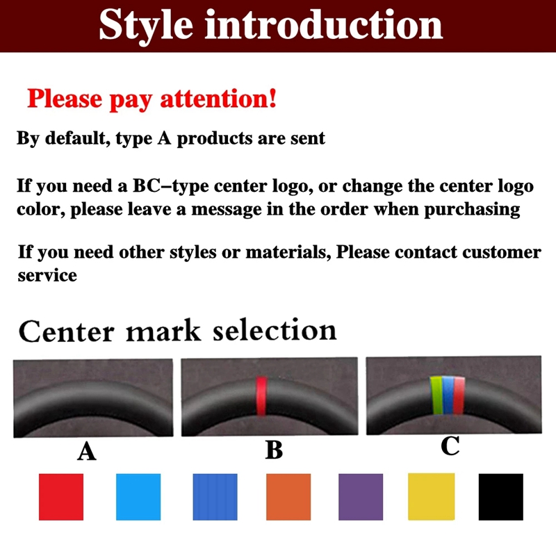 DIY Black Wear-Resistant Faux Leather Car Steering Wheel Cover For Mercedes-Benz Vito III ( W447 ) 2015-2020 Braid