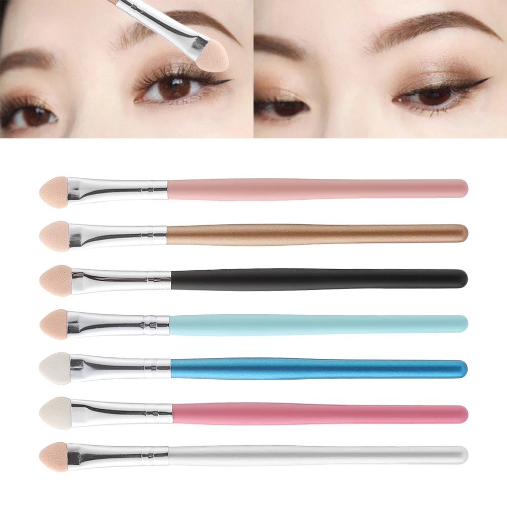 cd f handle Long Eyeshadow pc Hot Brush Portable Eyebrow Sponge Stick Applicator Concealer Lip Cosmetics Tools
