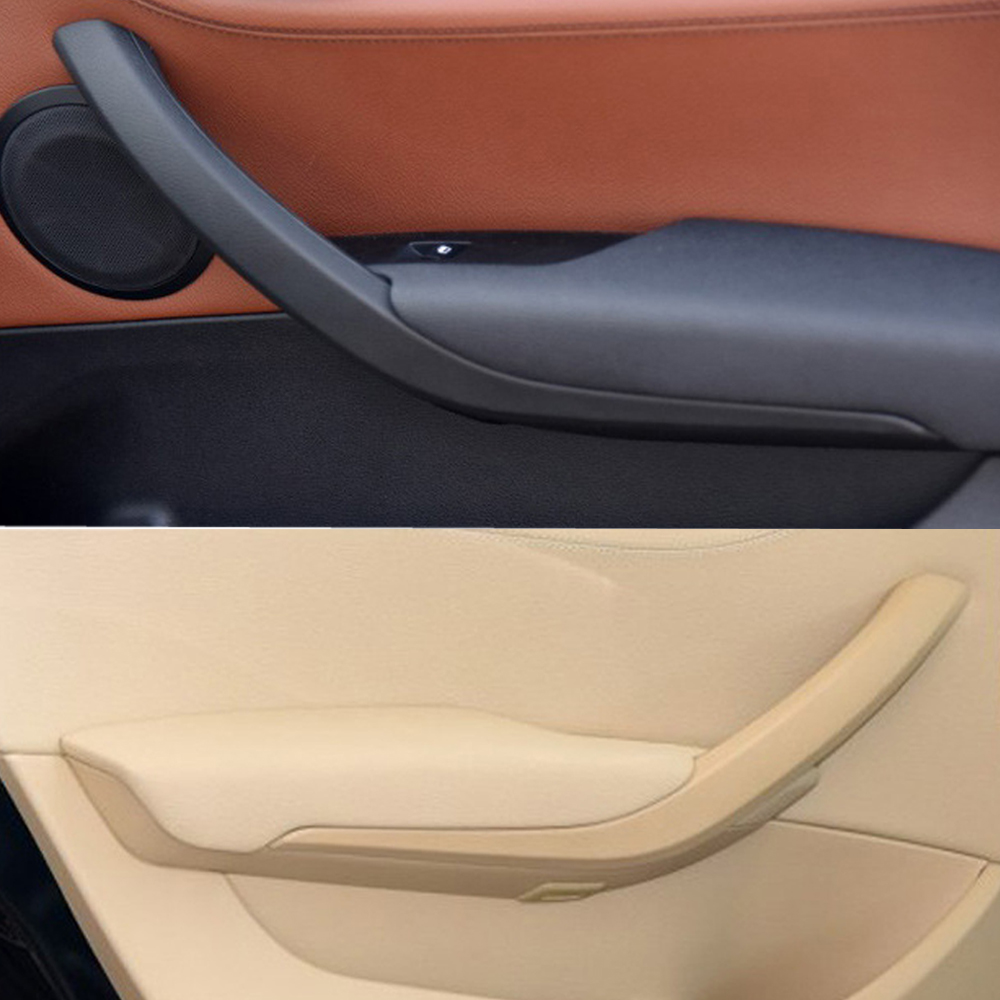 Car Black/Beige Interior Door Handle Panel Pull Trim Cover Car Accessories For BMW X1 E84 16d/16i/18d/20d 2008-2016 51412991778