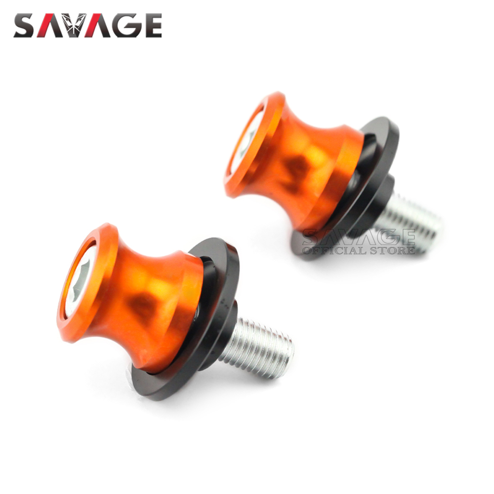 Swingarm Spools Slider For 690 Enduro R Supermoto SMC/DUKE/R, 790 DUKE ADVENTURE ADV Motorcycle Parts Stand Screws M10