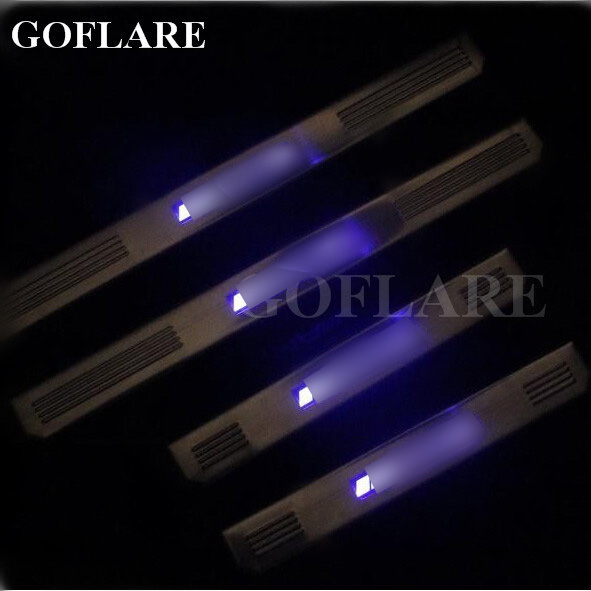 Car Accessories For Mercedes Benz AMG e cls Class W219 C219 W211 S211 LED Door Sill Scuff Plate Sills Protector Pedal Cover