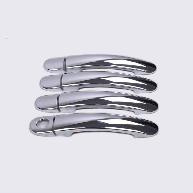 For Skoda Fabia I 6Y 1999 2000 2001 2002 2003 2004 2005 2006 Gloss Black Chrome Car Door Handle Covers Car new 2025 Accessories Stickers
