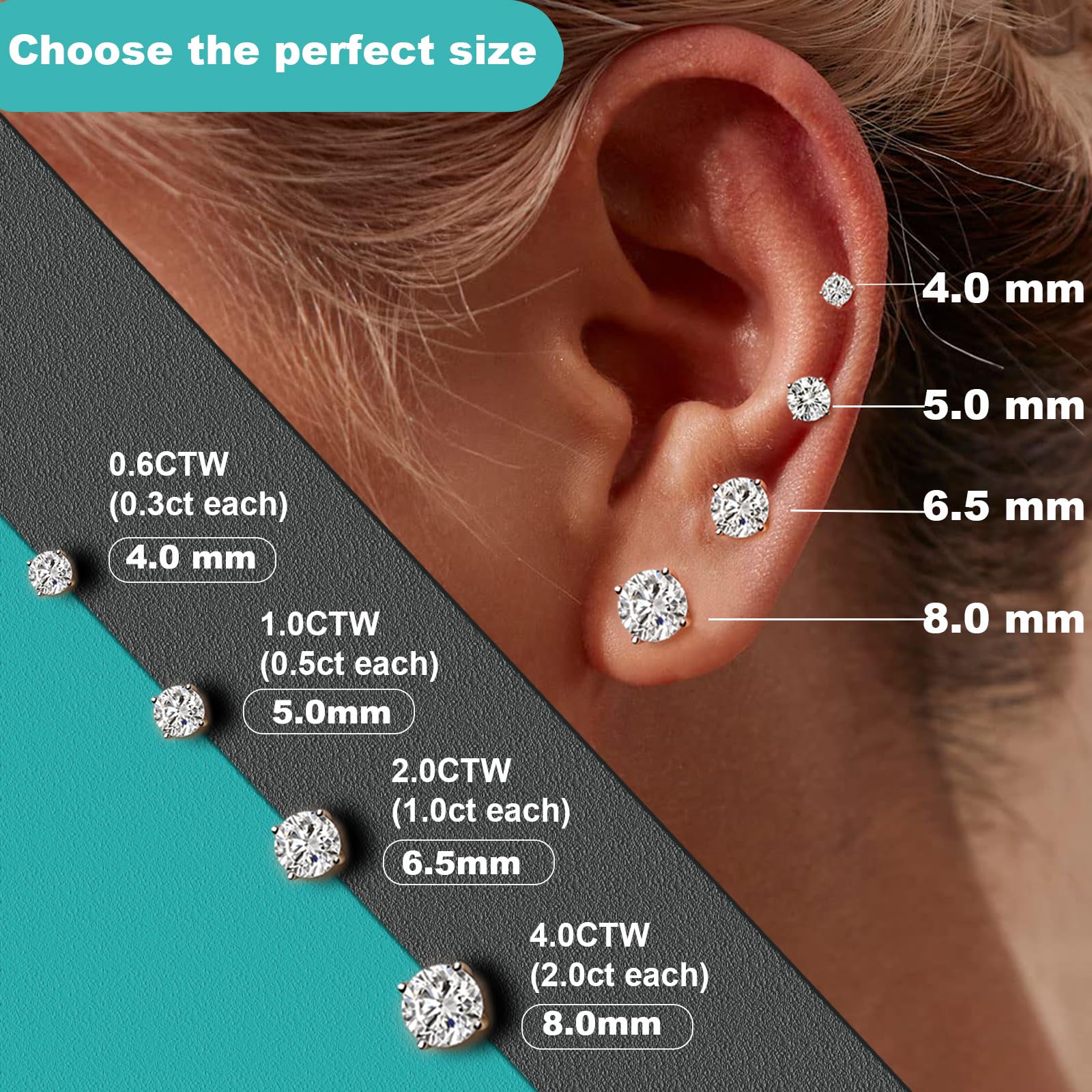High-end luxury earrings stud designer for women pass dia tester vvs moissanite earrings sterg sier Circular Bird Nest Cutting mens earring hip hop je