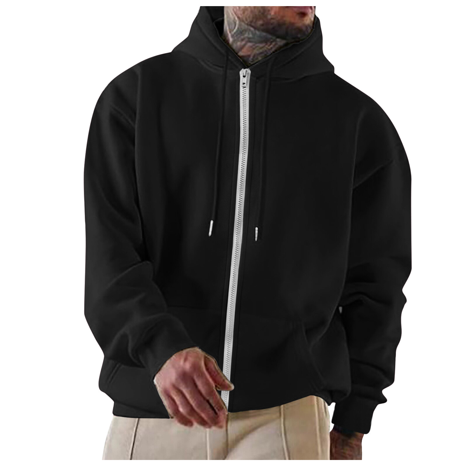 Designer's new hoodie with loose and casual fleece pockets, men's hooded sweatshirt