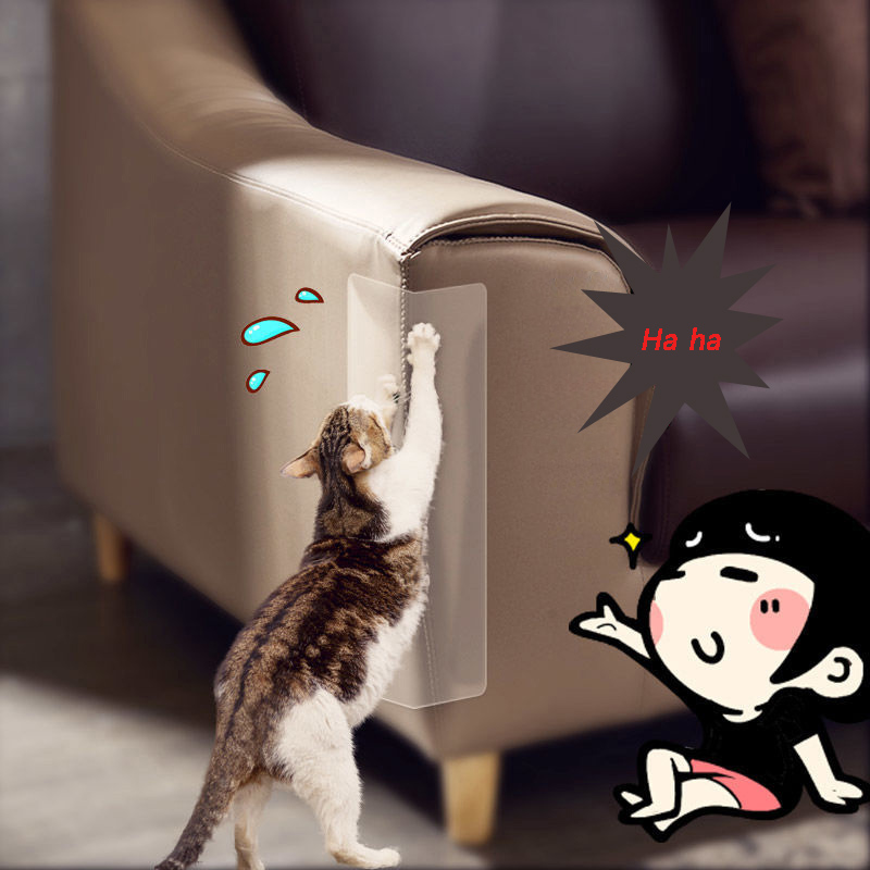 Furniture Protectors for Cats Scraper Cat Scratching Post Durable Sticker Training Tape Anti Pet Scratch Paw Pads for Couch Sofa