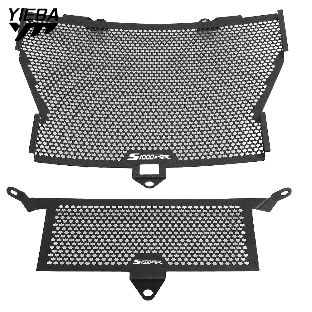 Motorcycle Radiator Grille Guard Cover Oil Cooler Guard Set For BMW S1000R 2013-2020 S1000XR 2015-2019 S1000RR 2010-2018 HP4