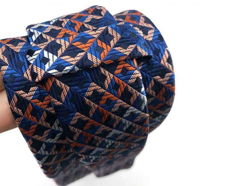 Luxury 8CM Mens Necktie Polka Dot Ties For Man Groom Groomsman Floral Jacquard Woven Ascot Formal Busin Party AccoriesX241109