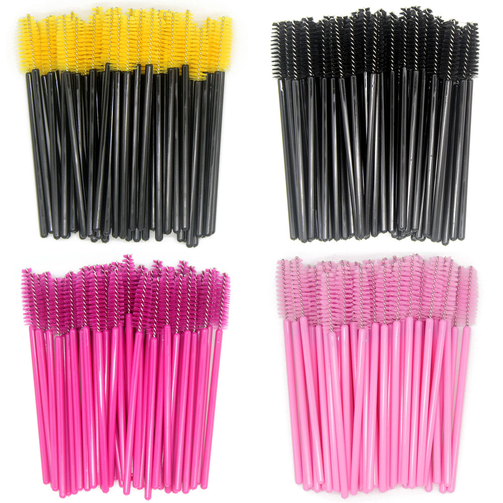 ab d Disposable Eyelash Brushes Kimcci Pcs Eyebrow brush Mascara Wand Applicator Spoolers Eye Lashes Cosmetic Set Cilia Makeup Tool