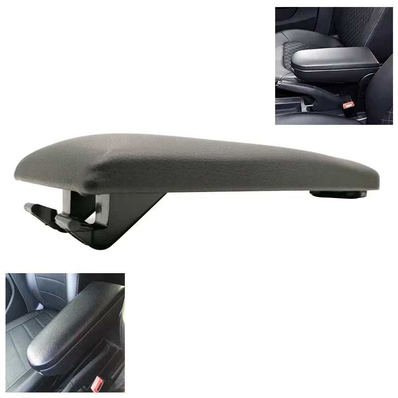 Black Center Console Armrest for Vehicle Cover Lid Fit for VW Polo 6R JETTA GOLF MK4 BORA BEETLE PASSAT B5 SKODA OCTAVIA Lavida