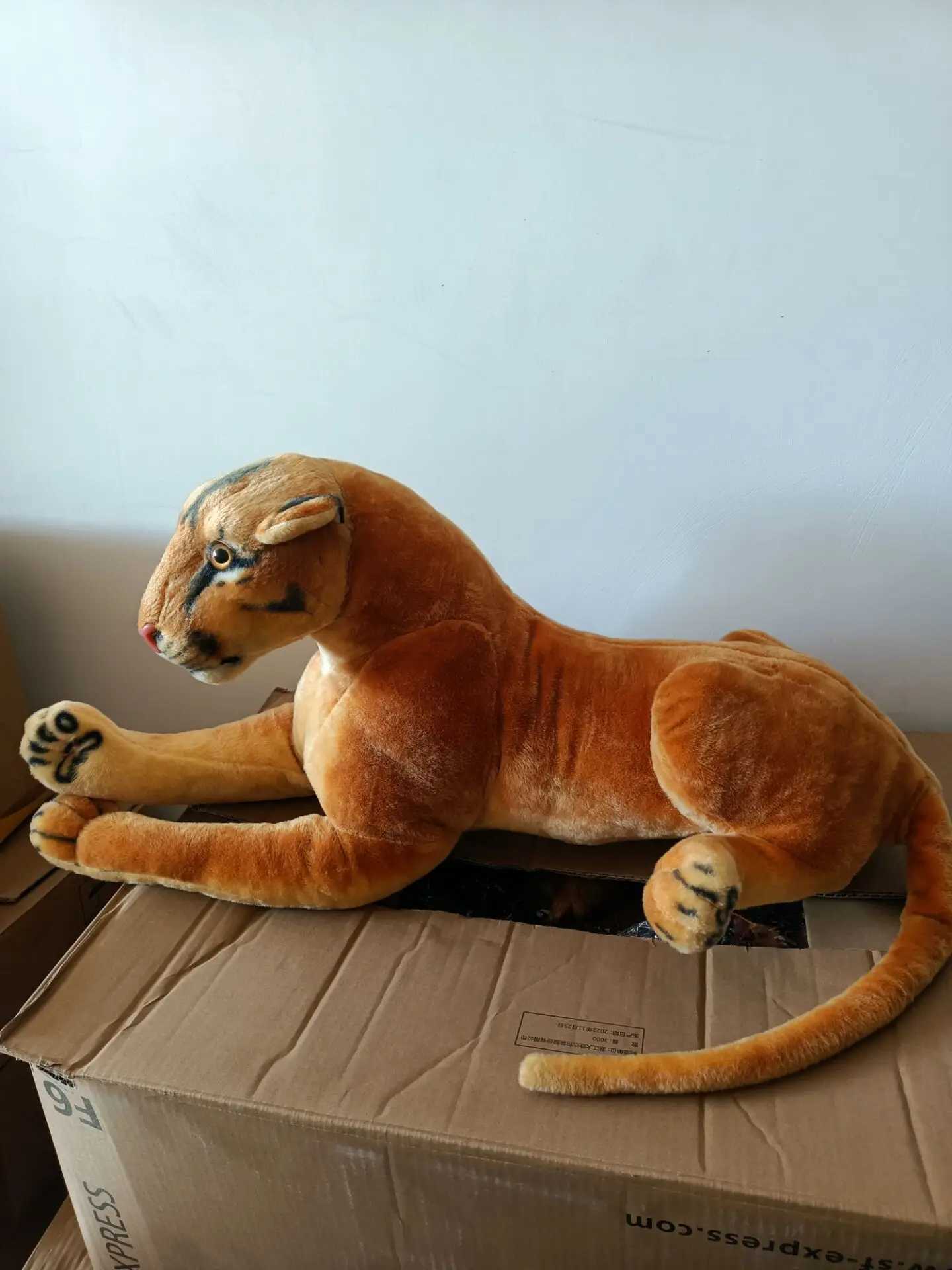 Plush Dolls Large 75cm simulated lion milking toy female lion doll throw pillow birthday gift h2233 J240410