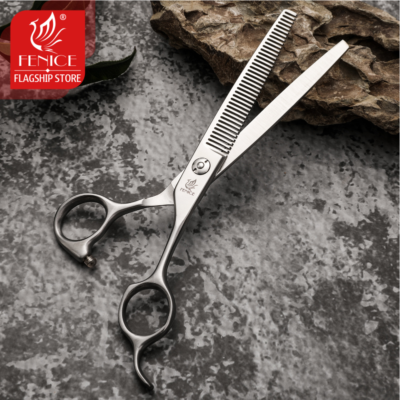 Fenice 6.5 inch pet dog grooming scissors Bichon Teddy dog thinning trimming scissors shears for dogs products 25-30% rate