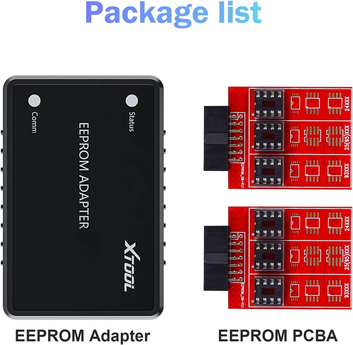 XTOOL EEPROM Adapter Key Programmer Read PINCODE Immobilizer Reader X100PAD3 X100MAX IK618 EZ400PRO D7 D8 D9 IP616 IP819 A80PRO