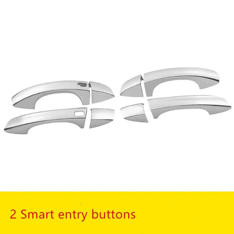 For new Skoda Kodiaq 2017-2023 Chrome Car 2025 Side Door Handle Cover Bowl Trim Sticker Styling Accessories