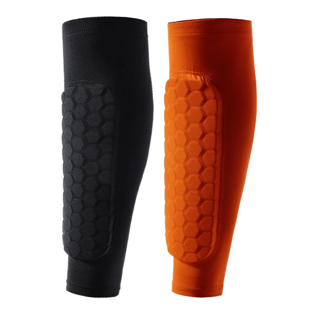 1pc Outdoor Sports Football Basketball Soccer Shin Guard Pads Honeycomb Running Leg Calf Protective Gear Sleeves