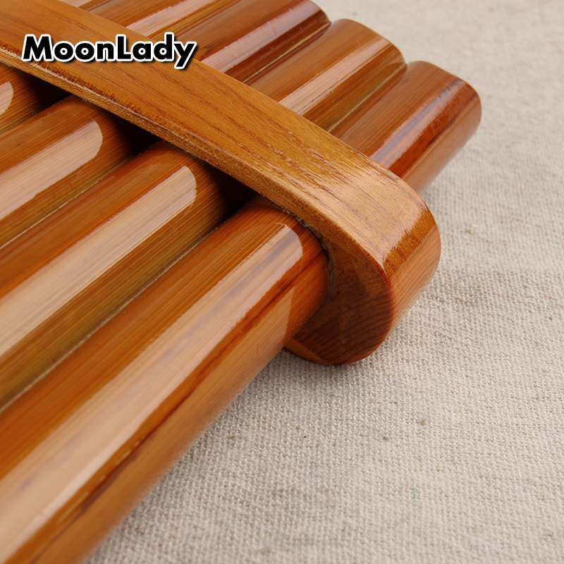 Chinese Traditional Musical Instrument 15 Pipes Pan Flute C Key High Quality Pan Pipes Woodwind Instrument Bamboo Pan flute