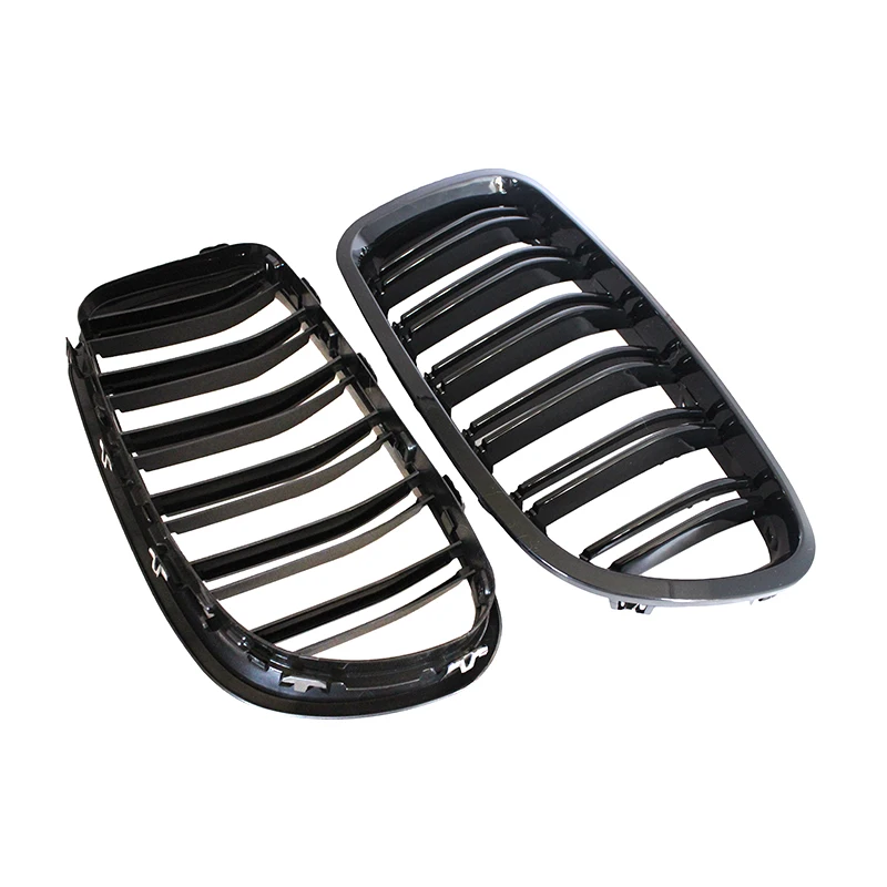 For 5 Series F10 F11 F18 520 523 525 520d 530d 540i Car Front Grille Kidney Racing Grill Gloss Black 10-17