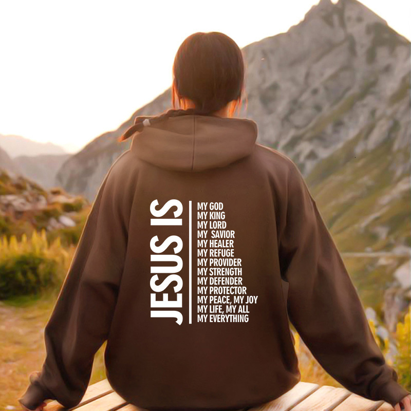 Designer's new letter fashion printed hooded back collar with fleece hoodie for men and women