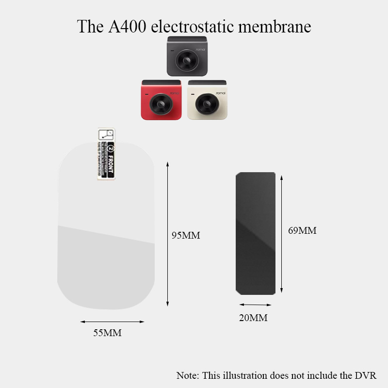 For 70MAI Dash Cam A400 Car Recorder /Rear Cam RC09 special 2025 electrostatic filmspecial electrostatic new film /3M adhesive,