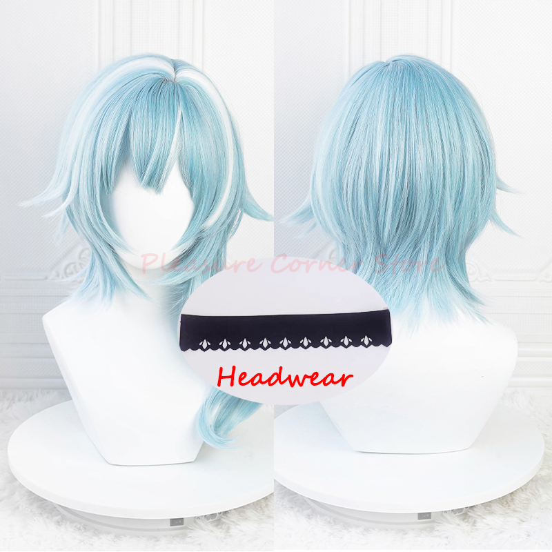 Genshin new Impact Eula Cosplay Wig 2025 Simulated Heat Resistant Synthetic Yarn Pre Styled Wigs Professional Role Playing wigs
