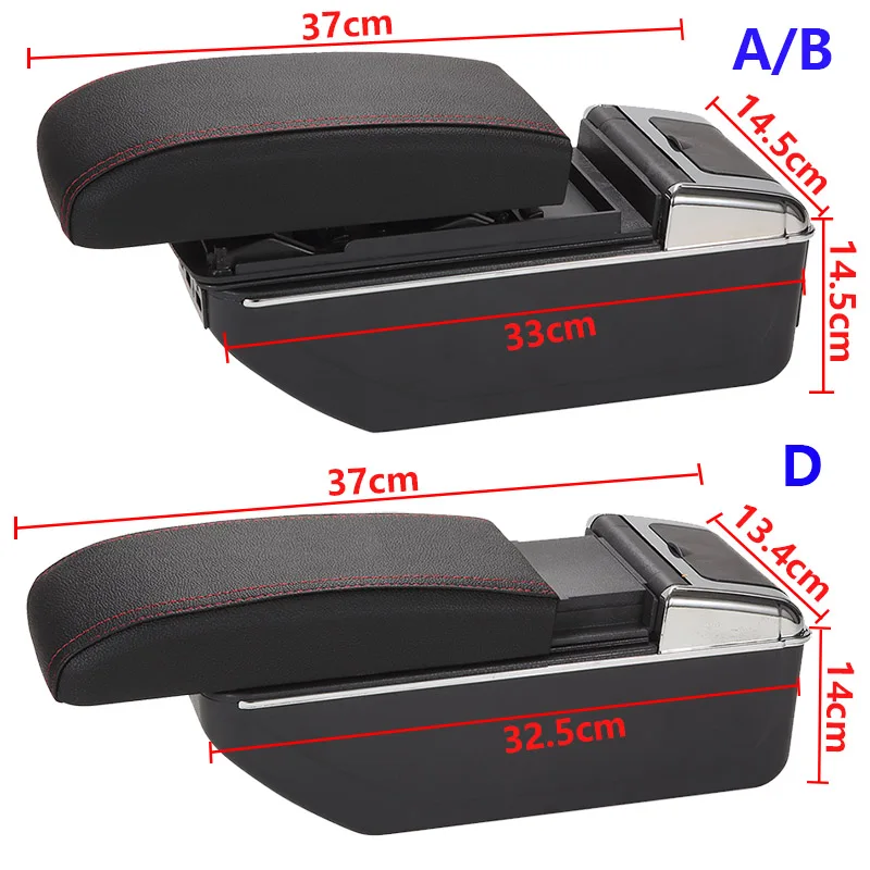For Opel Astra Armrest Box For Opel Astra H Car Armrest 2008-2011 Interior details refitting Car Accessories Storage box USB