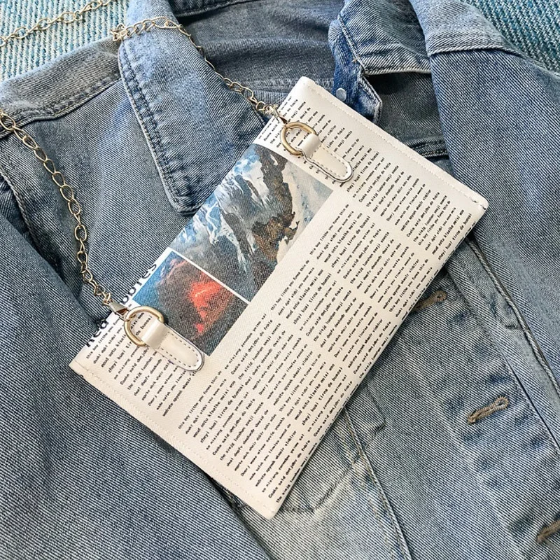 Envelope Crossbody New Purse For Women - PU Hot Leather Chain Handle Shoulder Bag Classic bags