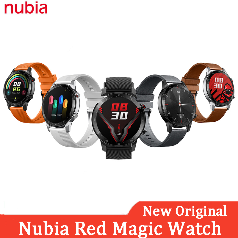 New Original Nubia Red Magic Smart Watch 1.39 inch 30g Blood Oxygen Heart Rate Monitor 5ATM Waterproof Sport Swim Smartwatch
