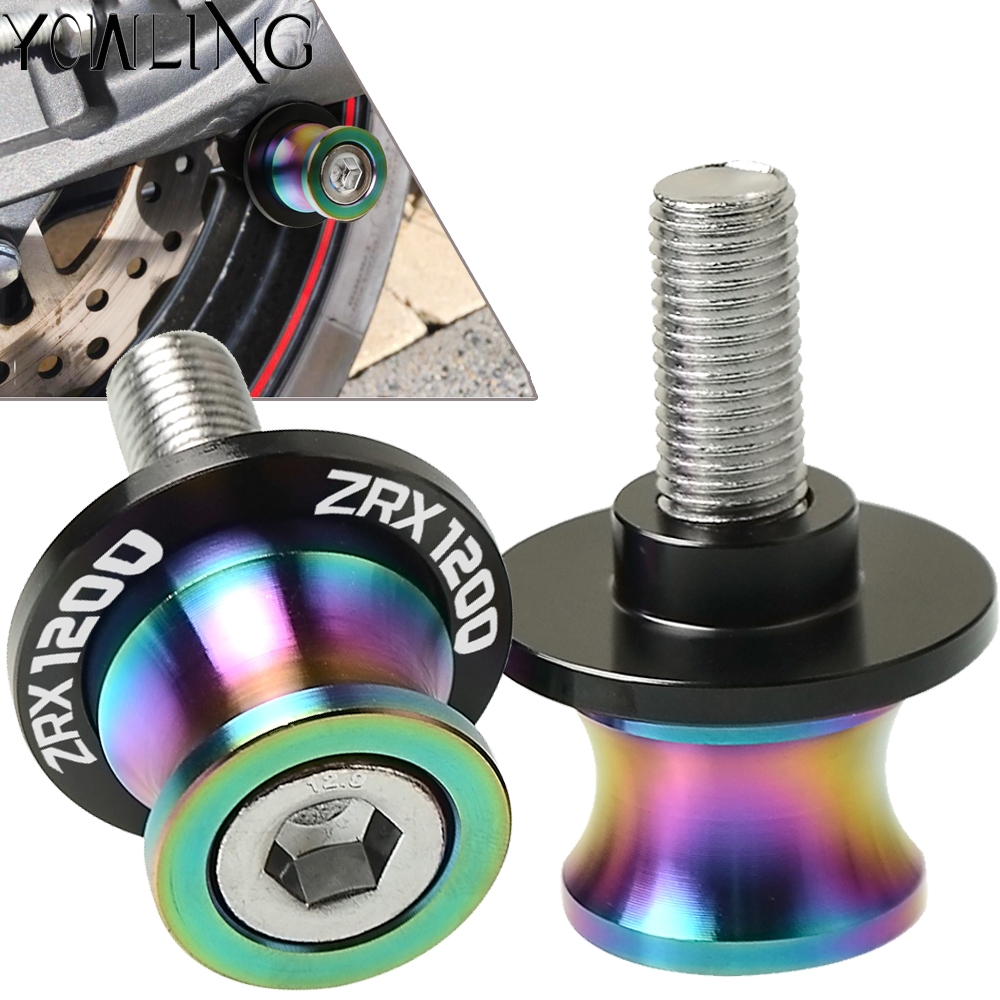 Swingarm Stand Screws Motorcycle Swing Arm Spools Sliders FOR Kawasaki ZRX1200 ZRX 1200 1999 2000 2001 2002 2003 2004 2005 2006